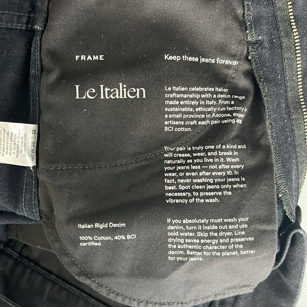 Frame Denim Black Flare Jeans - Picture 11 of 16